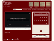 Tablet Screenshot of casaitaliananyu.org